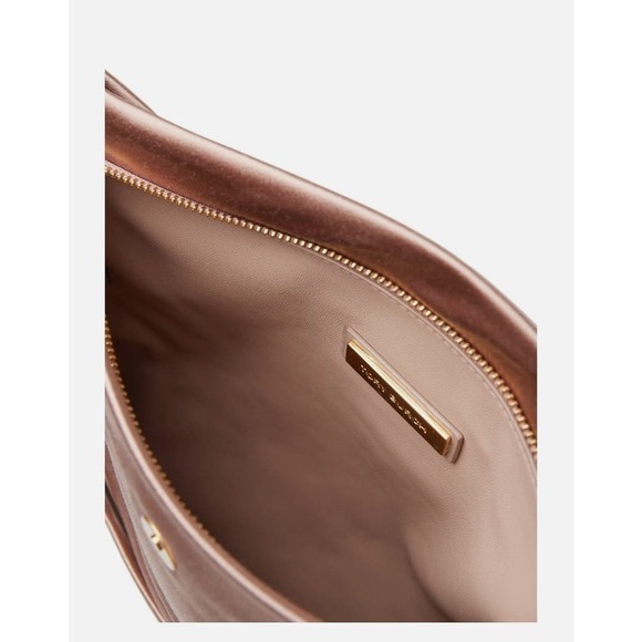 Tory Burch Eleanor Satin Bow Clutch - Picture 2 of 15